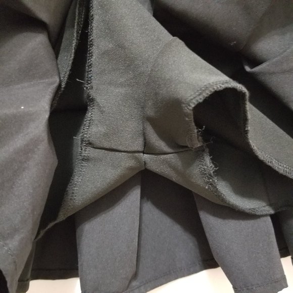 SHEIN skort Large pleated mini schoolgirl lolita goth punk academia - Picture 5 of 10